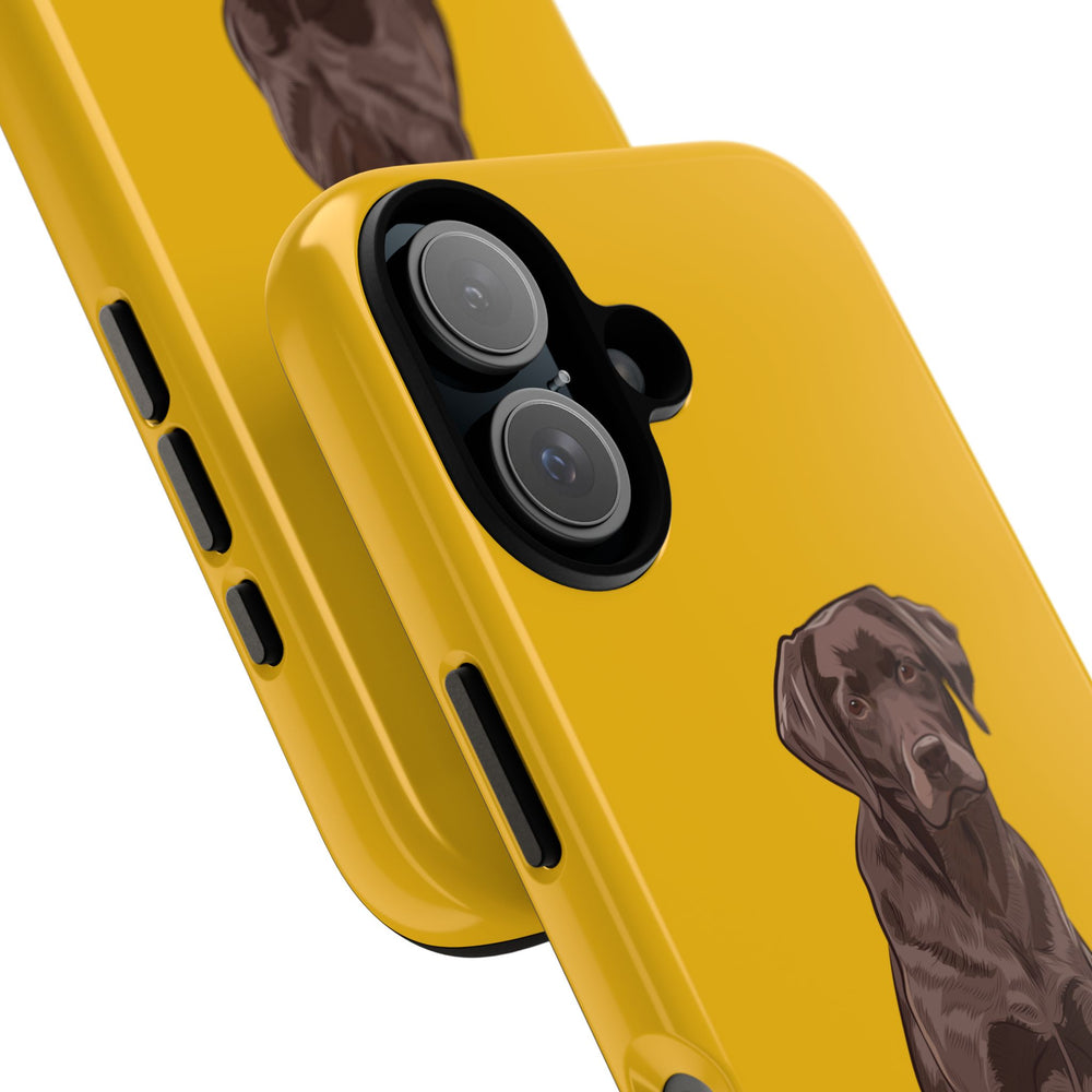 Chocolate Lab Protective Phone Case