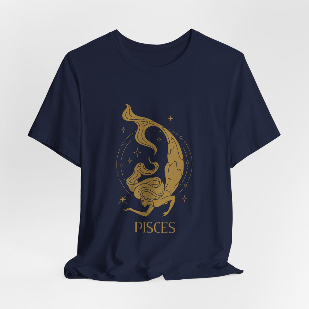 Pisces Constellation Zodiac Unisex Jersey Short Sleeve Tee