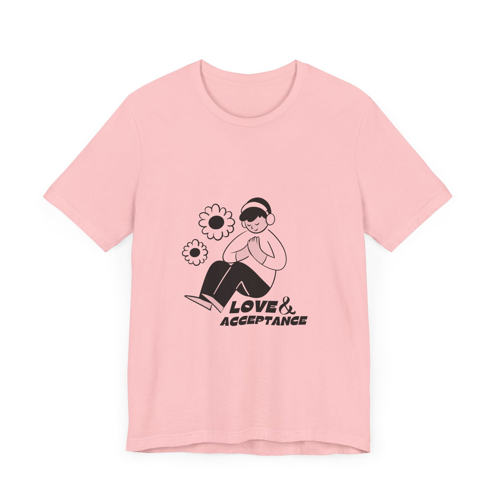 Love & Acceptance Autism Awareness Men's Short Sleeve Tee