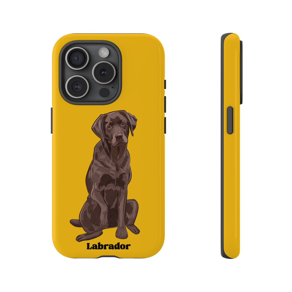 Chocolate Lab Protective Phone Case
