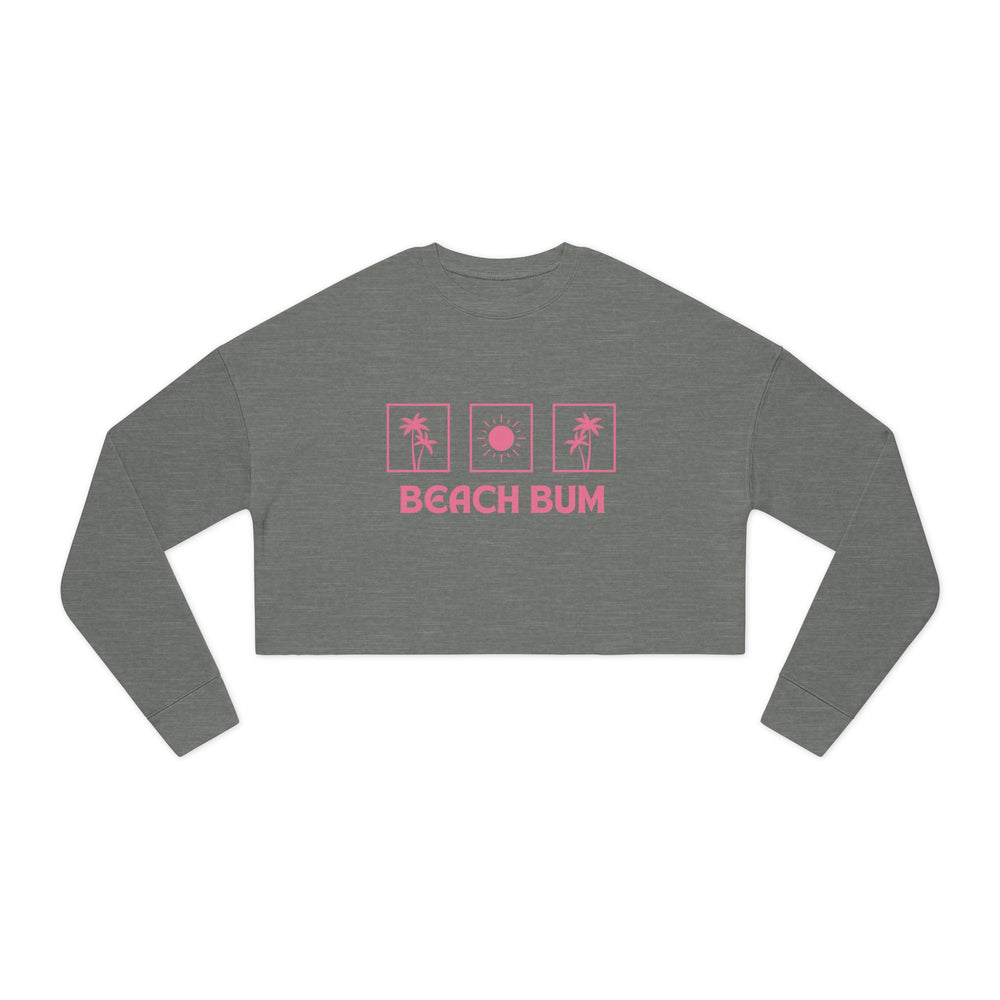 🌴 Beach Bum – Women’s Cropped Sweatshirt 🌴