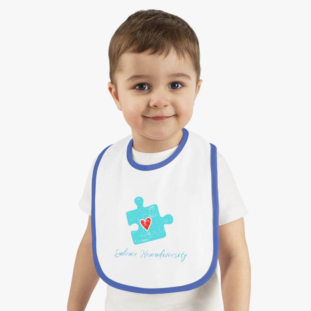 Embrace Neurodiversity Baby Jersey Bib