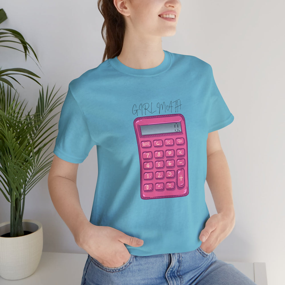 GIRL MATH Unisex Jersey Short Sleeve Tee