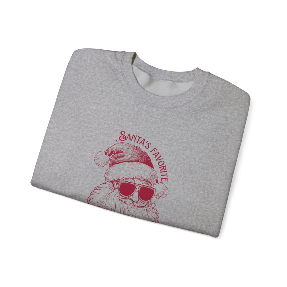 Santa's Favorite Crewneck Sweatshirt
