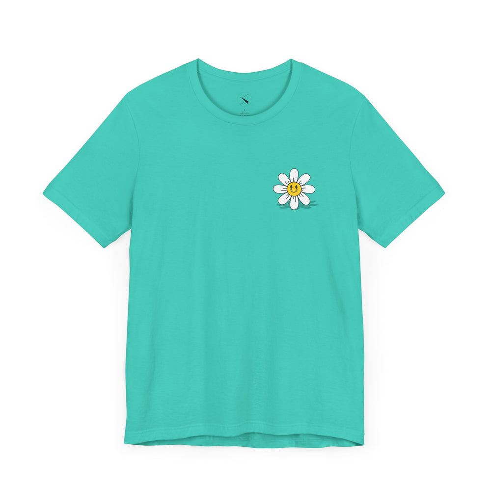Smiling Daisy Men's Jersey Tee - Casual Summer Vibes