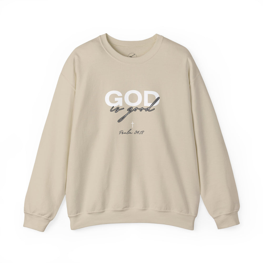 God Is Good - Psalms 34:18 - Crewneck Sweatshirt