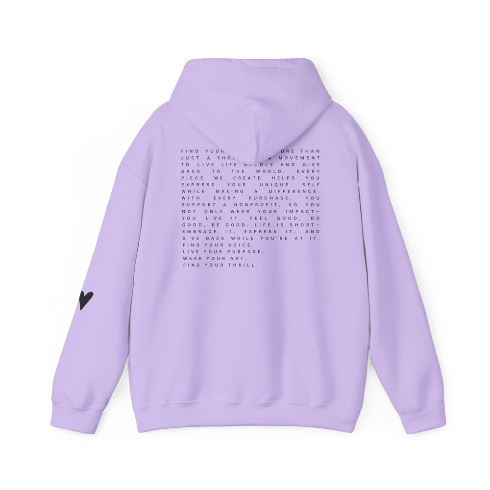 Find Your Thrill Mantra Oversized Women's Hoodie – Cozy Comfort with a Bold Mission 🌏💛