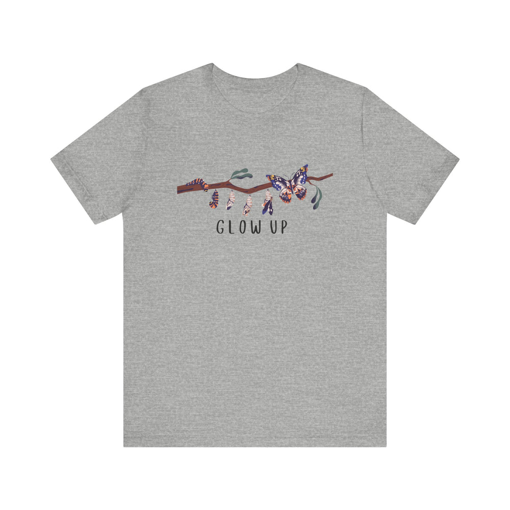 Glow Up Butterflies Jersey Short Sleeve Tee