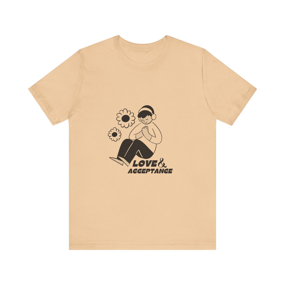 Love & Acceptance Autism Awareness Men's Short Sleeve Tee