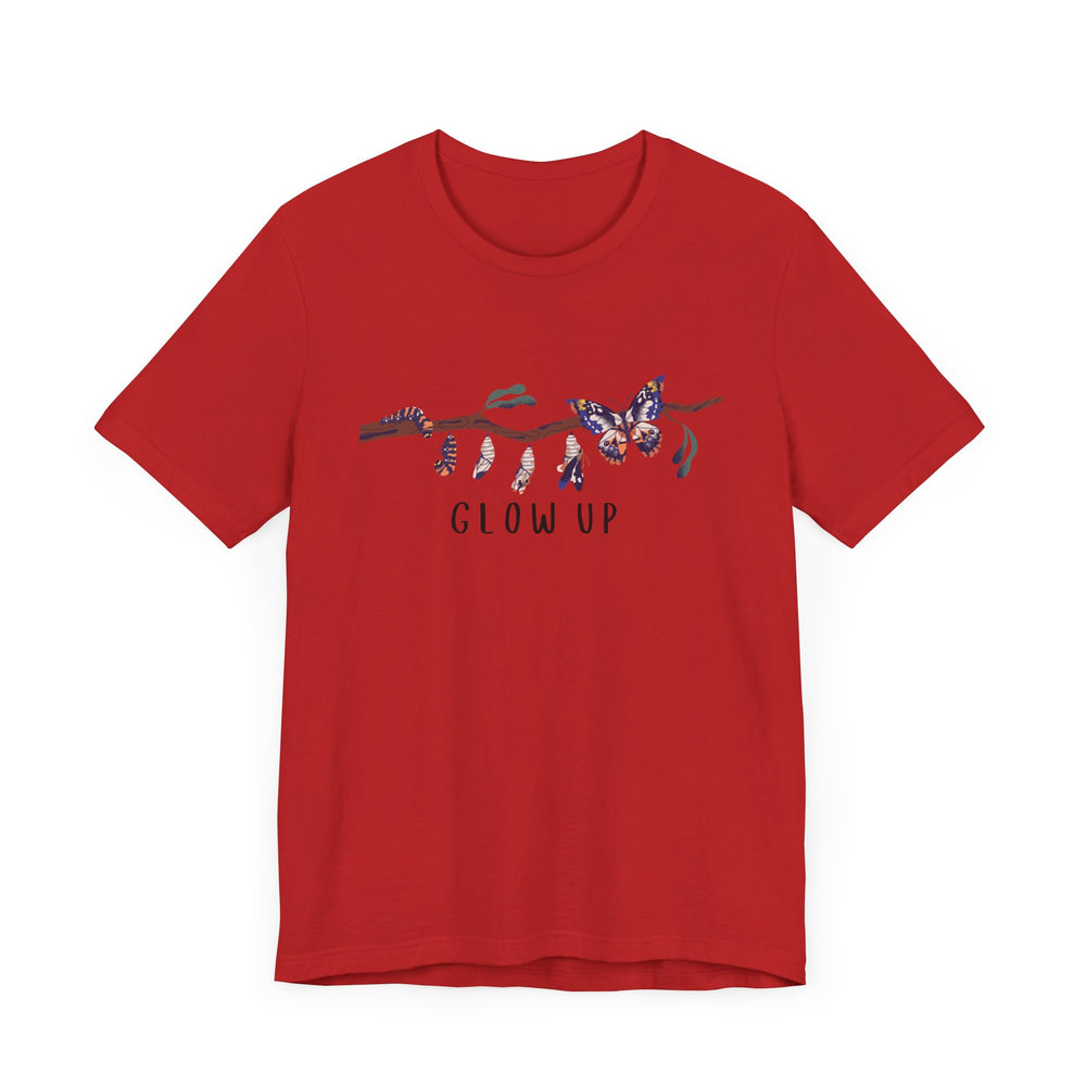 Glow Up Butterflies Jersey Short Sleeve Tee