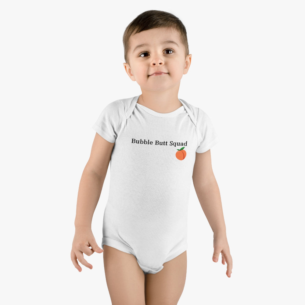 Bubble Butt Squad - Organic Baby Bodysuit: For the Cutest Little Squads
