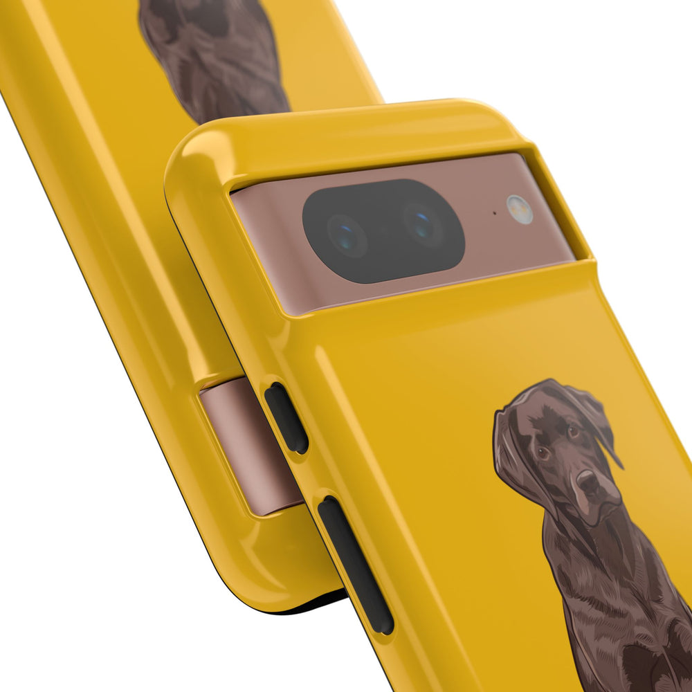 Chocolate Lab Protective Phone Case