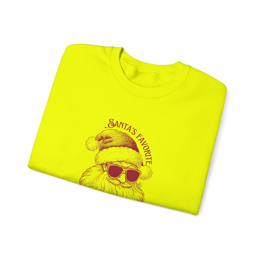 Santa's Favorite Crewneck Sweatshirt