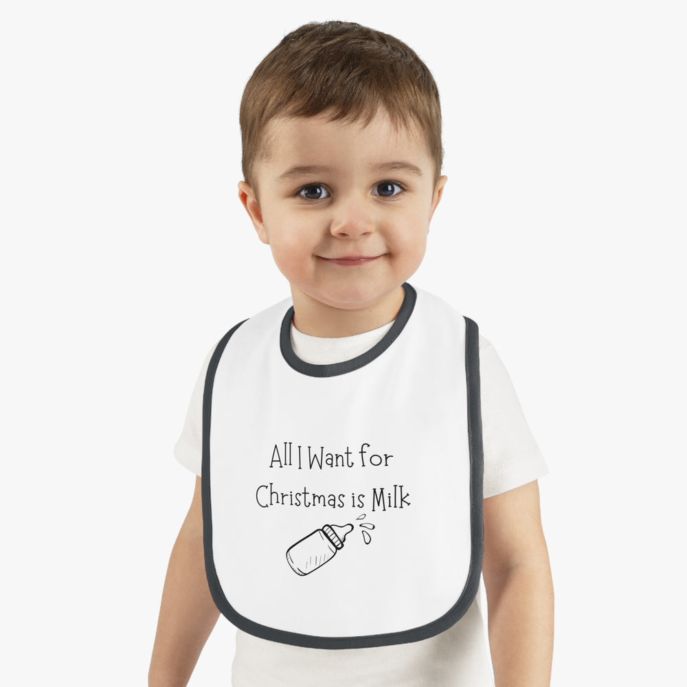 All I Want For Christmas is MILK! Bib