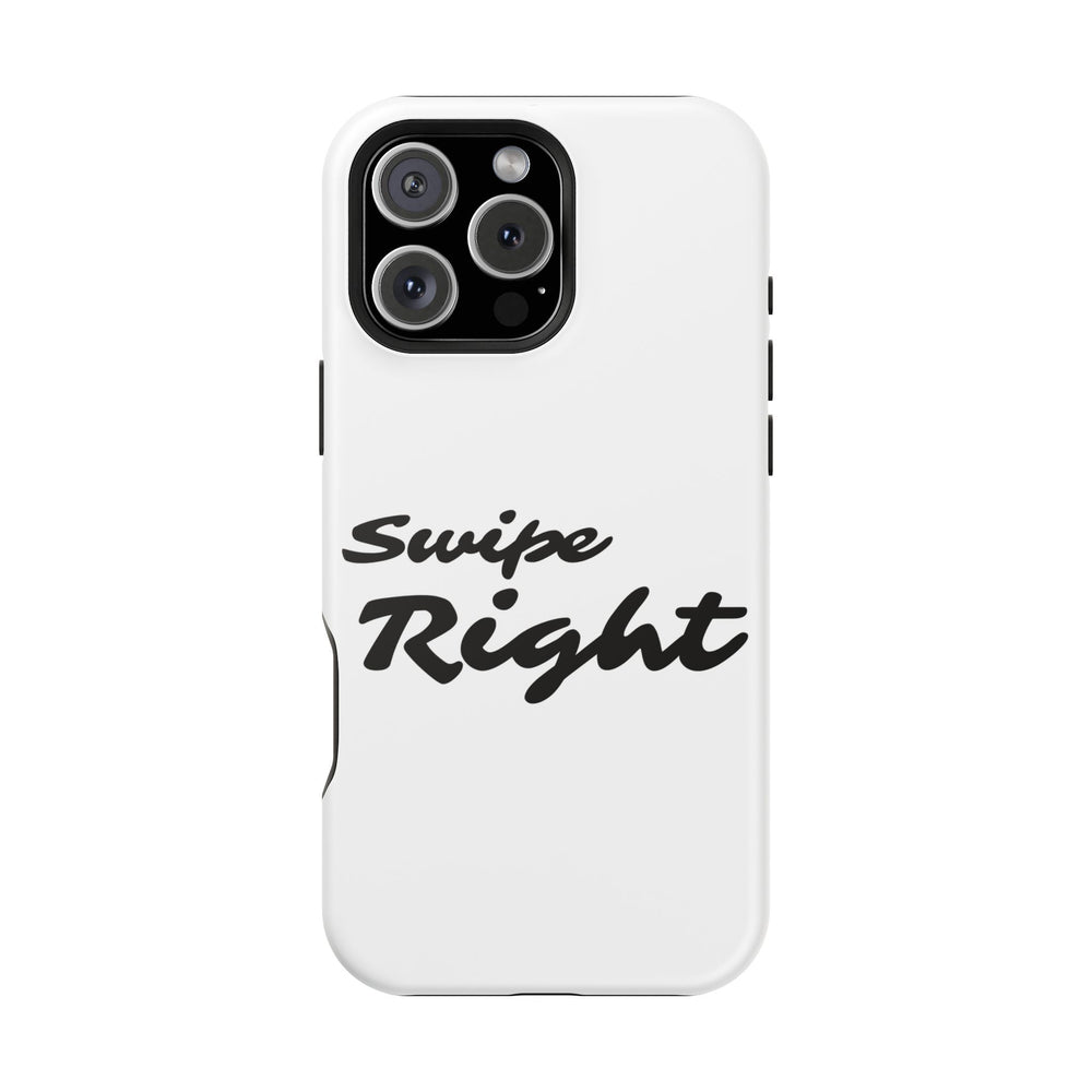 Swipe Right iPhone 16, 15 Magnetic Tough Cases - A Perfect Match for Your iPhone