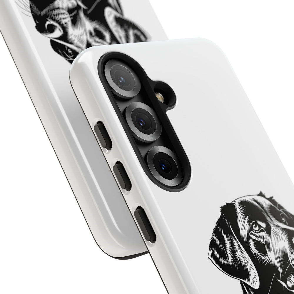 Black Lab Protective Phone Case