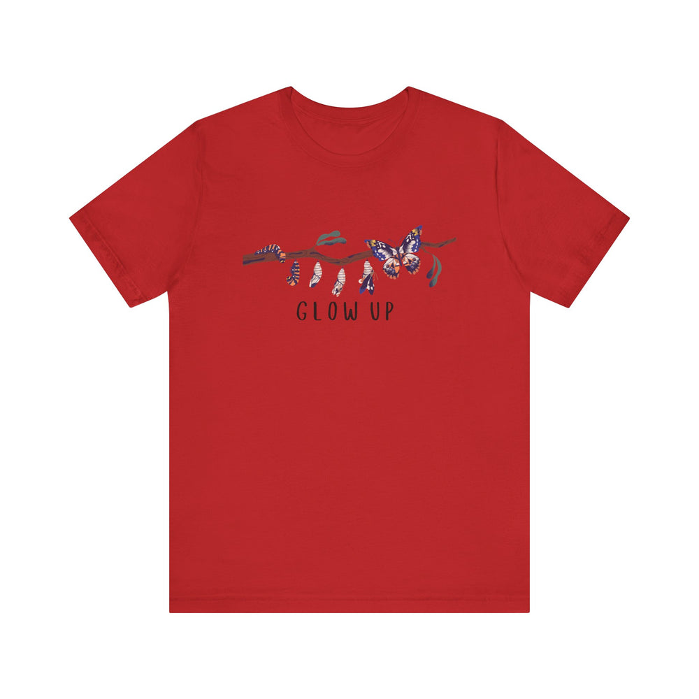 Glow Up Butterflies Jersey Short Sleeve Tee