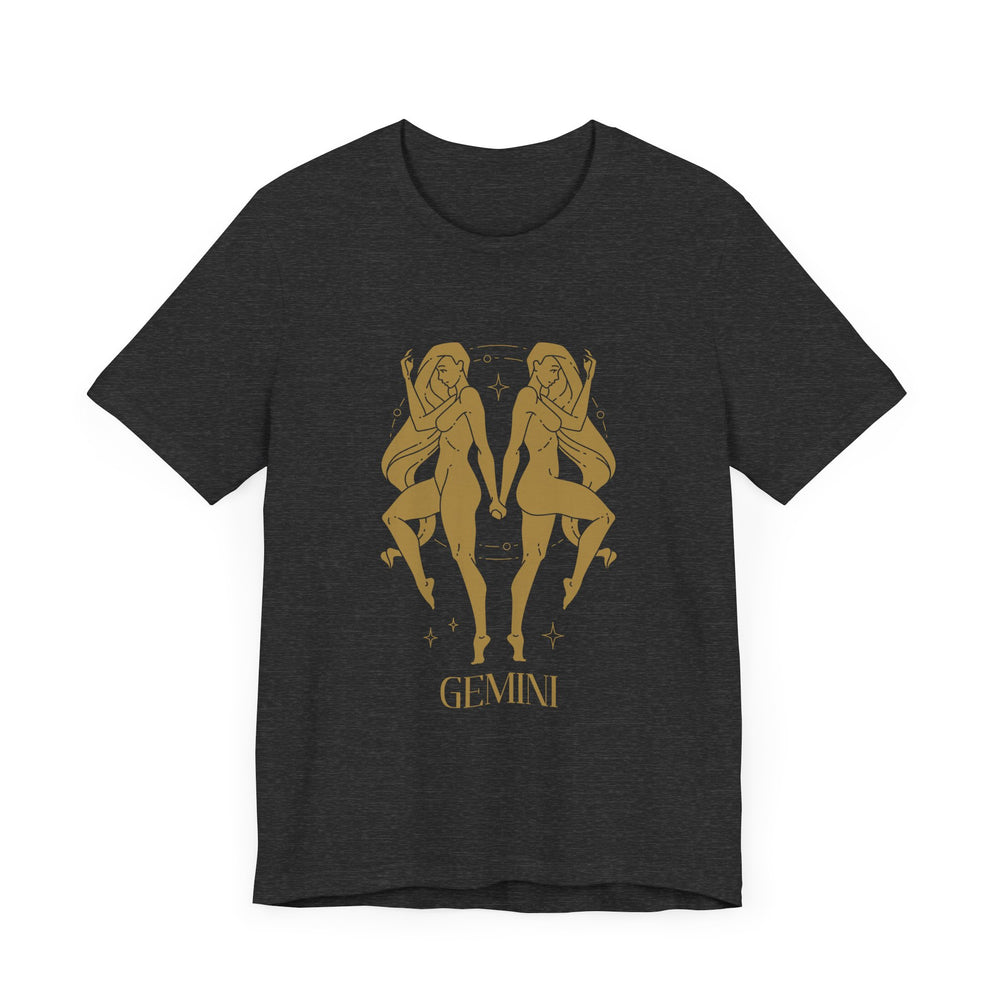 Gemini The Twins Zodiac Unisex Jersey Short Sleeve Tee