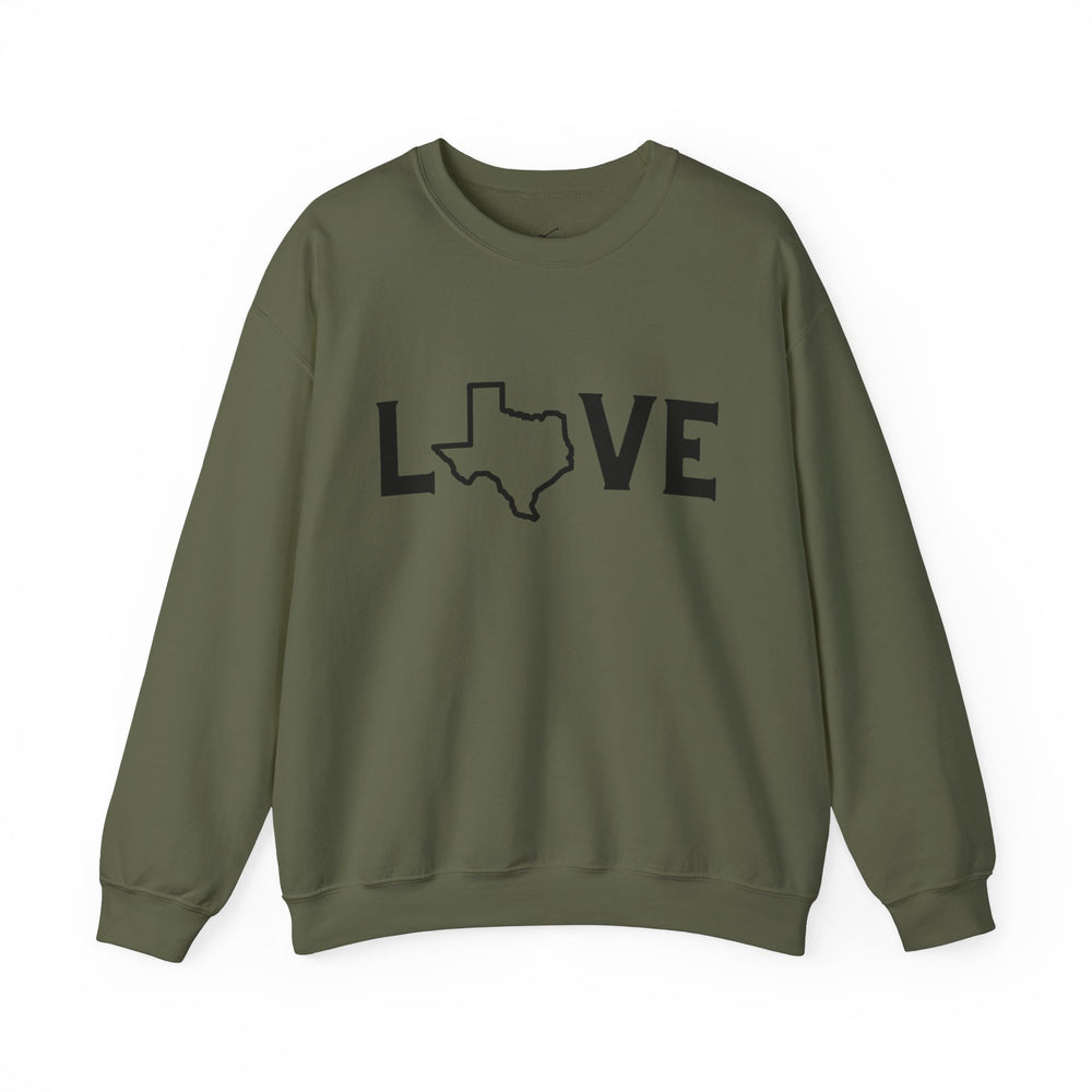 Texas Love Crewneck Sweatshirt