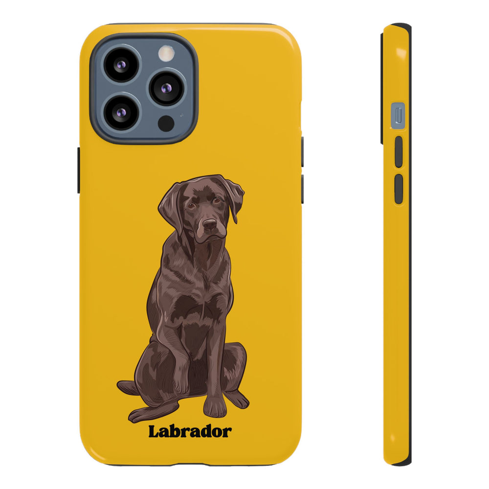 Chocolate Lab Protective Phone Case