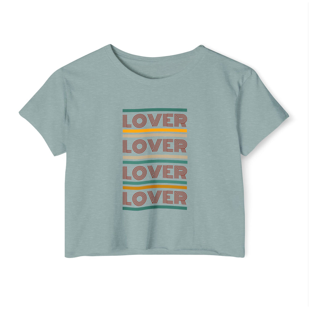 Lover, Lover, Lover, Lover Retro Women's Festival Crop Top