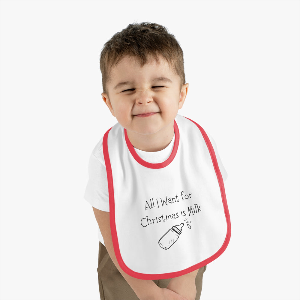 All I Want For Christmas is MILK! Bib