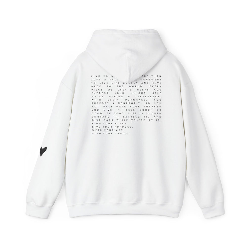 Find Your Thrill Mantra Oversized Women's Hoodie – Cozy Comfort with a Bold Mission 🌏💛
