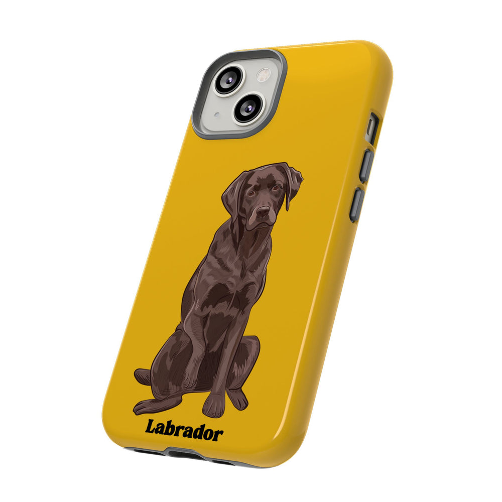Chocolate Lab Protective Phone Case