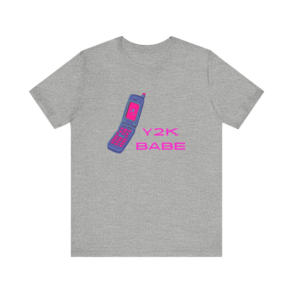 Y2K babe - flip phone - Short Sleeve Tee