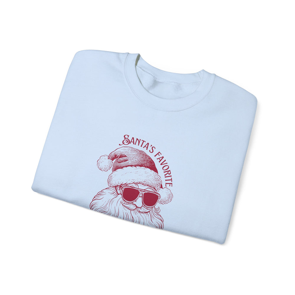 Santa's Favorite Crewneck Sweatshirt