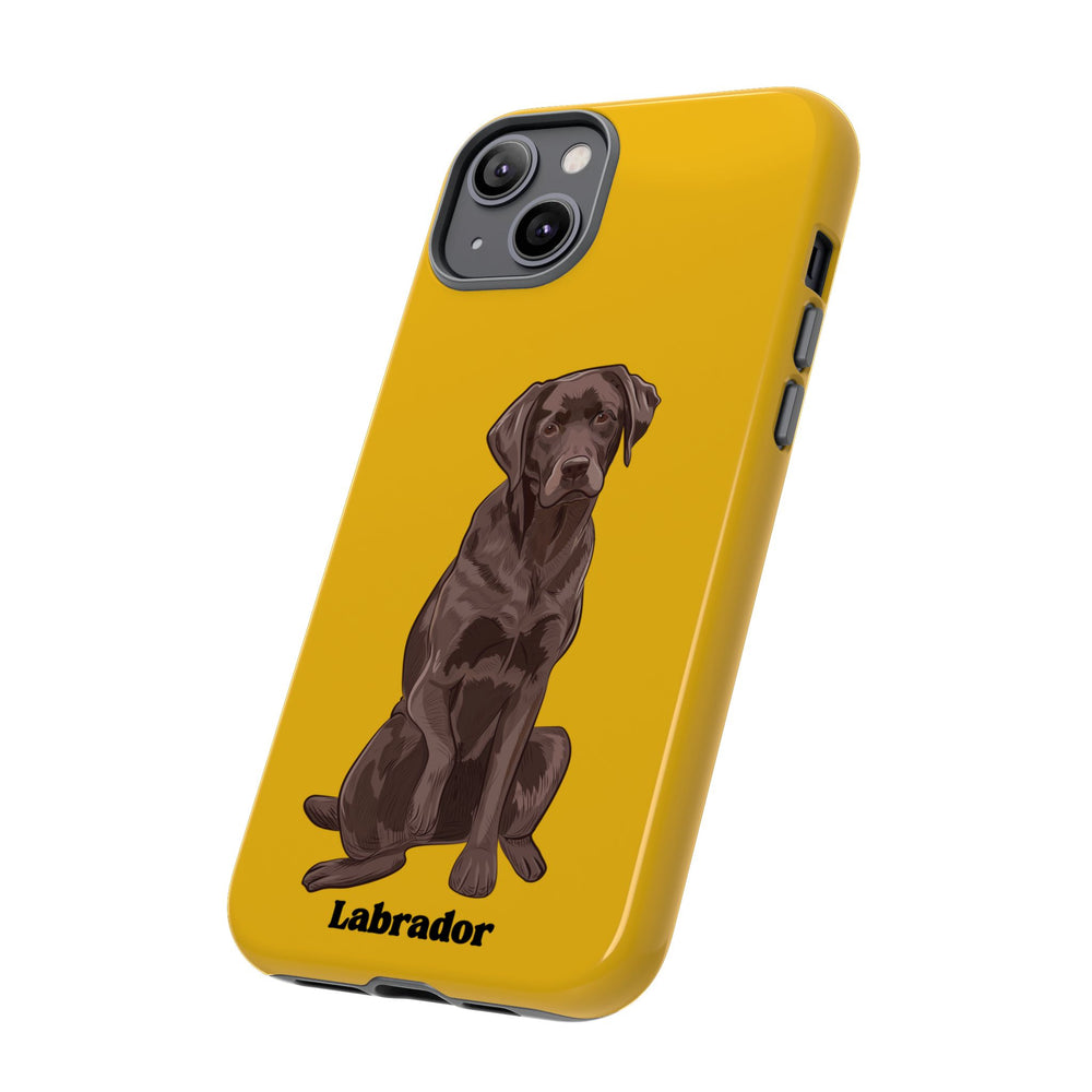 Chocolate Lab Protective Phone Case