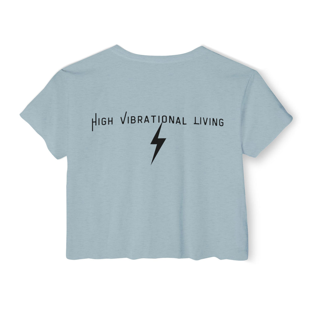 High Vibrational Living Women's Festival Crop Top