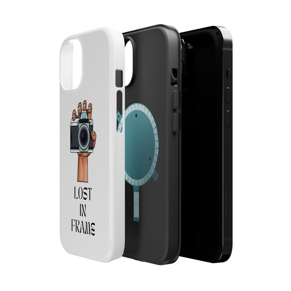 Lost in Frame Photog iPhone 14, iPhone 15, iPhone 16 Magnetic Tough Cases