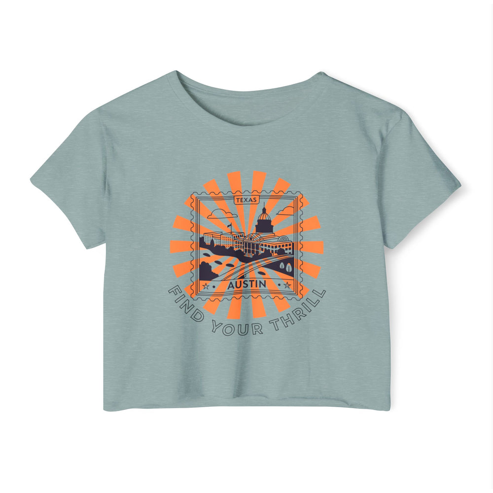 Find Your Thrill ATX Stamp – Women’s Festival Crop Top 🎶🤠