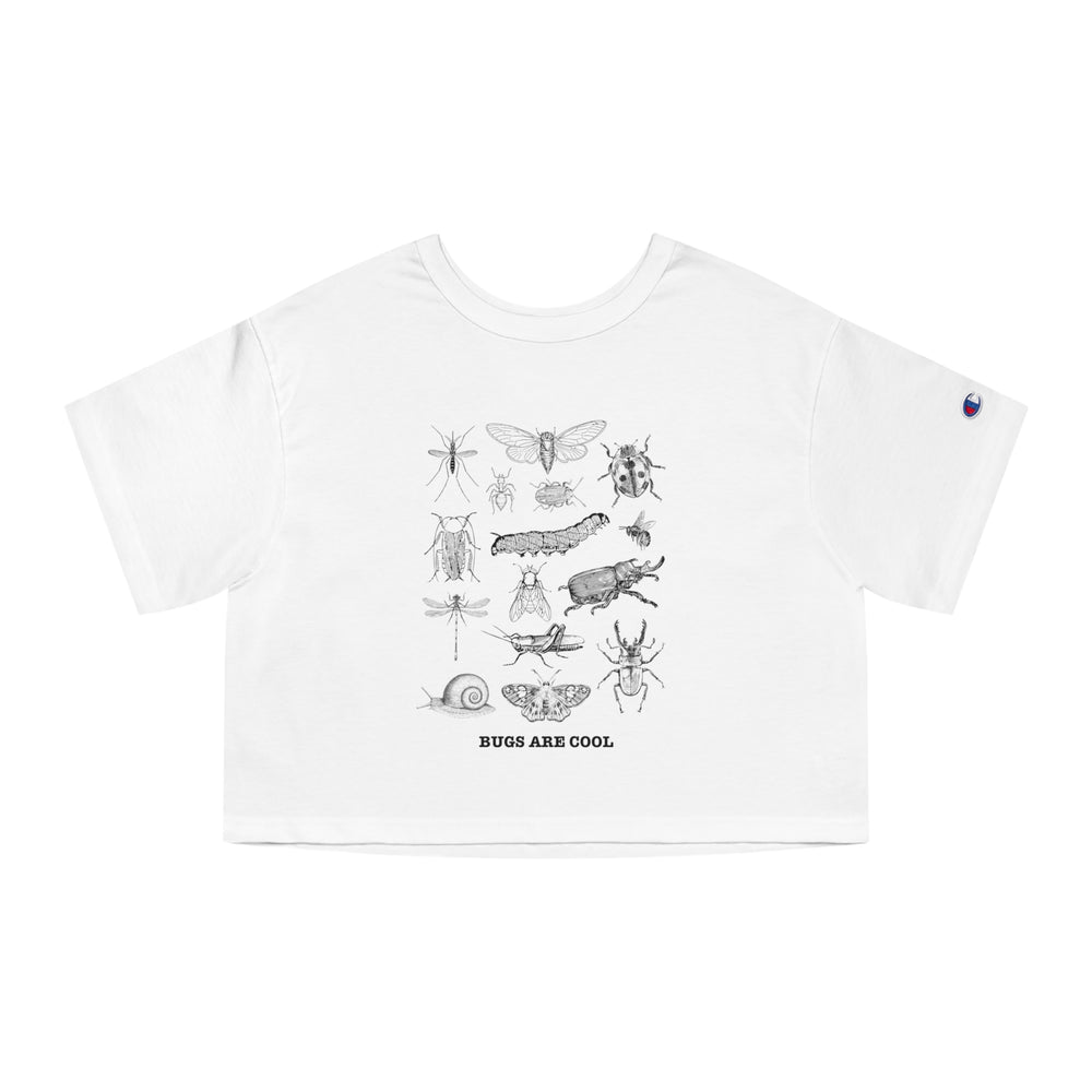 Bugs Are Cool Champion Women's Cropped T-Shirt