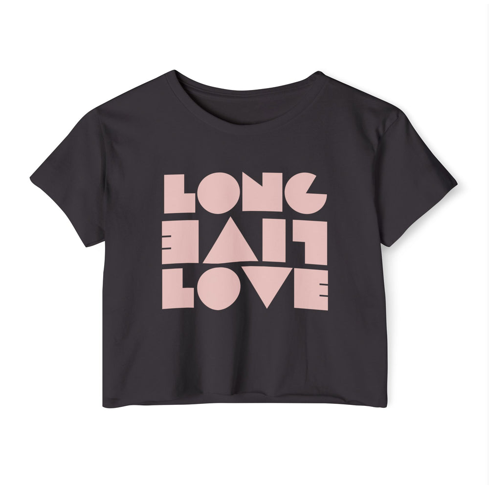 💖 Long Live Love – Retro Women’s Festival Crop Tee 🎶🌈