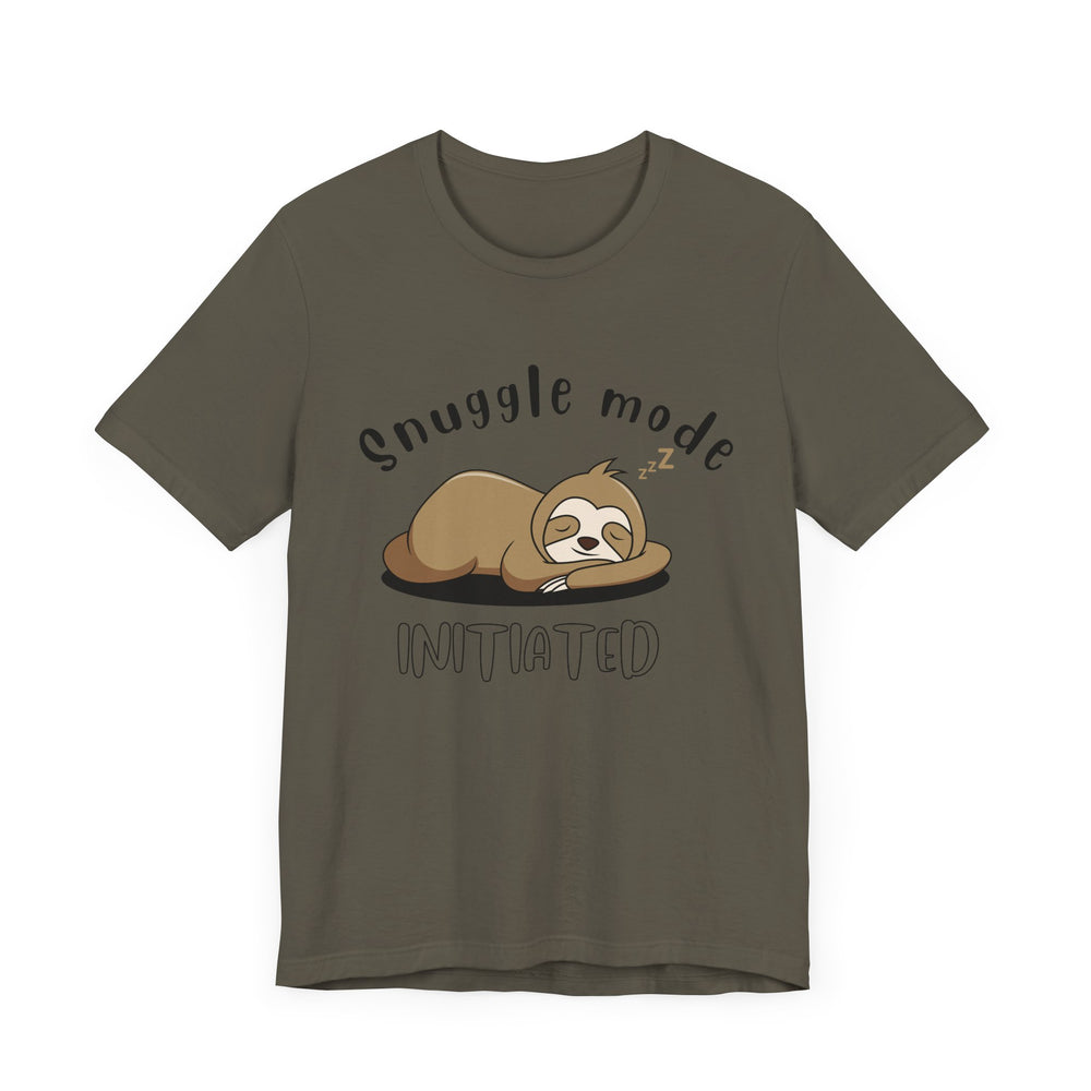 Snuggle mode initiated - Sloth Me - Short Sleeve Tee