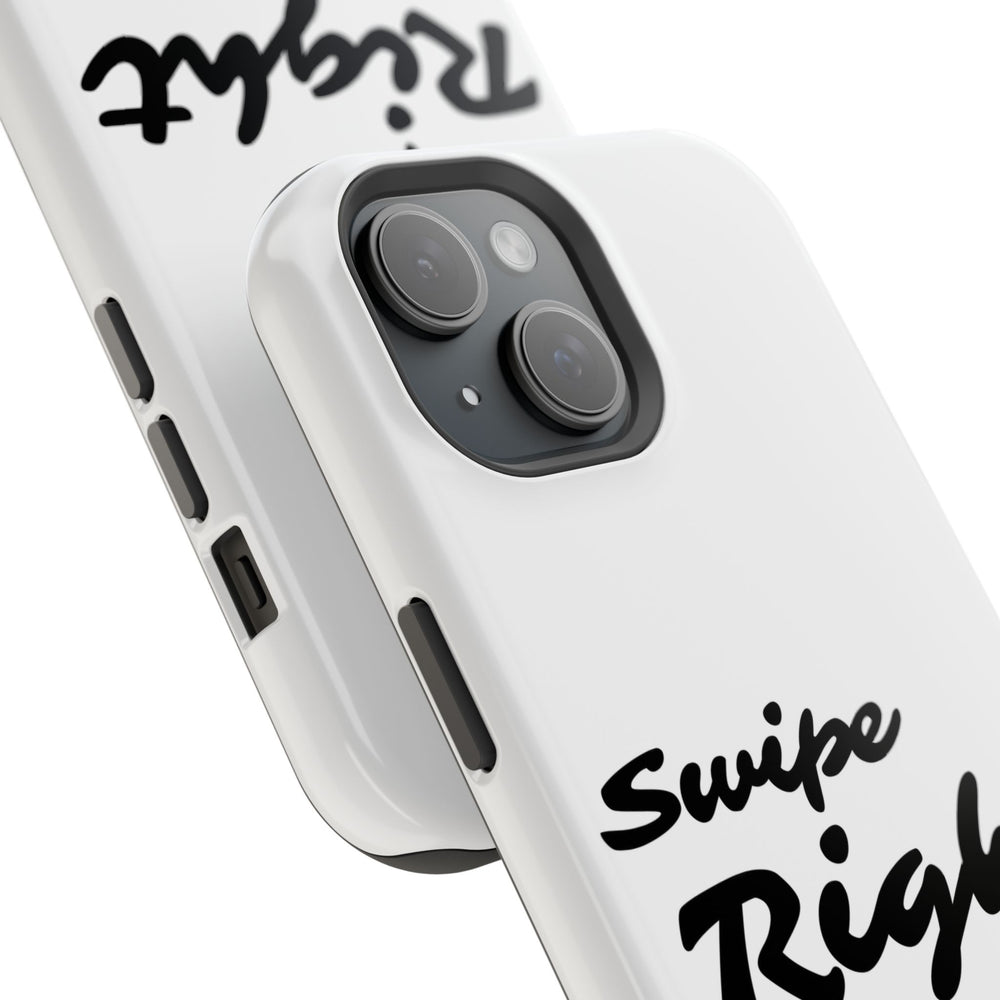 Swipe Right iPhone 16, 15 Magnetic Tough Cases - A Perfect Match for Your iPhone