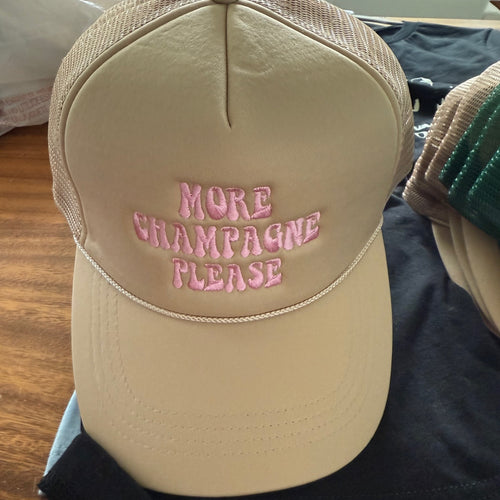 More Champagne Please Trucker Hat