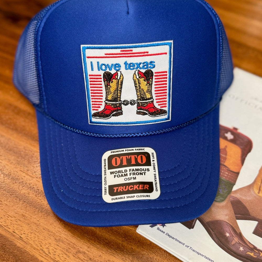 I Love Texas (Boots & Spurs) Otto Trucker Hat