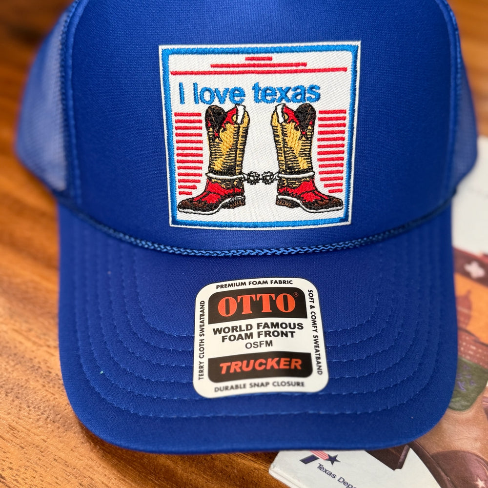 I Love Texas (Boots & Spurs) Otto Trucker Hat