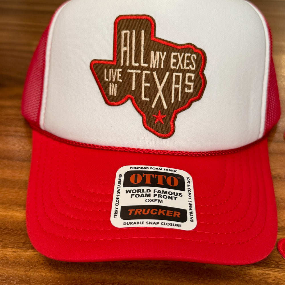 All My Exes Live in Texas – Otto Brand Trucker Hat by Kappy Co